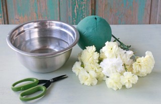 bouquet pomander carta