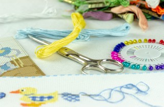 Papera a punto croce e occorrente papere punto croce, papere punto a croce, papere punto croce schemi, papera punto croce