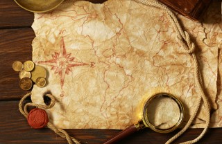 Mappa del tesoro è meglio organizzare una caccia al tesoro in casa o all'aperto, caccia al tesoro in casa, caccia al tesoro all'aperto