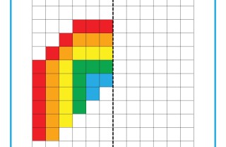 pixel art da completare, pixel art facile