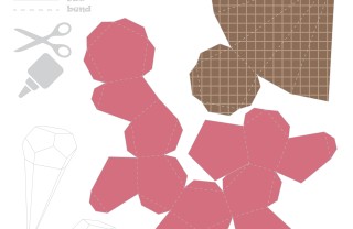 gelati di carta tridimensionali, gelati di carta fai da te