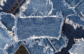 bracciale fai da te denim