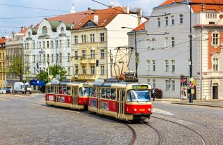 Tram a Praga