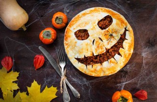 cena con delitto per Halloween