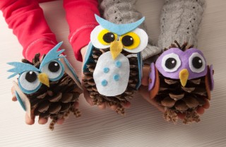 lavoretti bambini gufo lavoretto autunno gufo