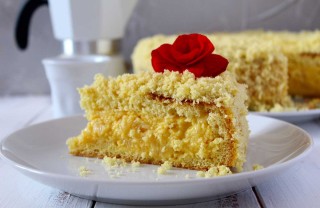 torta mimosa con lamponi torta mimosa con lamponi