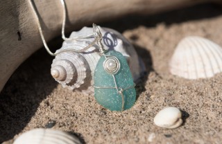 gioielli con vetrini di mare, vetrini di mare tutorial, gioielli tutorial