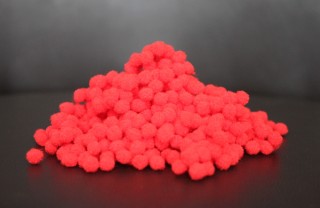 fiocco con mini pon pon