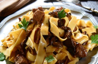 Tagliatelle ai funghi porcini