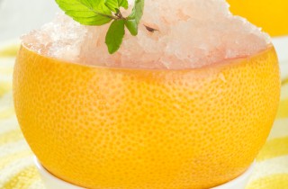 Sorbetto al pompelmo rosa