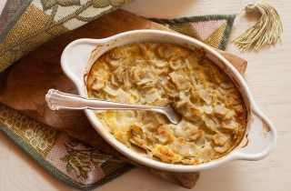 Topinambur gratinati al forno