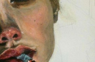 La foto VIP della settimana: Belen Rodriguez in versione pittura a olio cita Meryl Streep