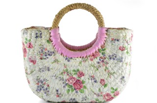 Come decorare una borsa di paglia con il decoupage creativo