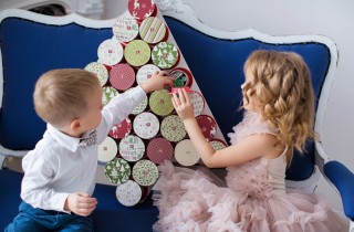 Calendario Avvento fai da te per i bambini, 7 decorazioni originali con carta e cartoncino