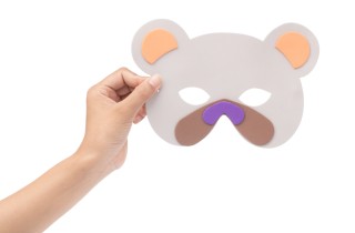 Maschere di Carnevale per bambini da ritagliare e colorare