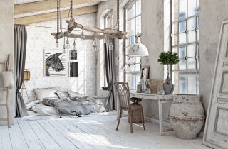 Come arredare una mansarda in stile shabby chic