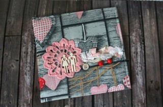 Scrapbooking: album fotografico fai da te come diario di nozze