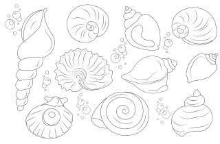 Disegni da ricamare a punto catenella a tema mare: 9 soggetti marini da scaricare gratis