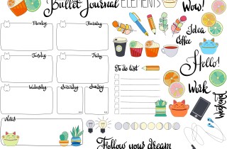 Bullet journal: 9 idee da stampare gratis