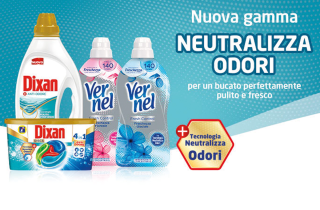 Dixan e Vernel: la tecnologia Neutralizza odori per togliere macchie e cattivi odori dai vestiti