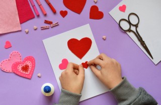 Biglietti San Valentino fai da te veloci: le idee decoupage
