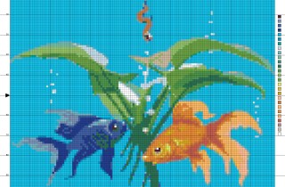 Punto croce pesci: 7 schemi da scaricare gratis subito