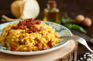 Risotto con zucca e pancetta: la ricetta facile e golosa