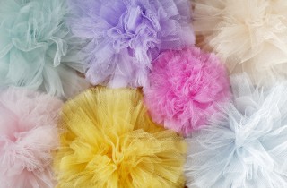 Alberi di Natale: come fare la foresta in tulle