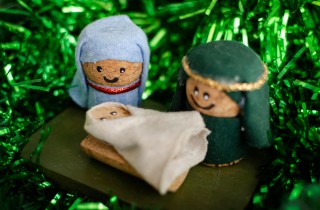 Presepe fai da te in barattolo