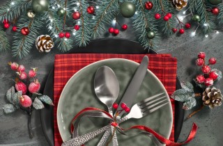 Portatovaglioli di Natale fai da te a forma di albero