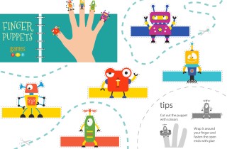 Marionette dito da stampare: 11 modelli gratis
