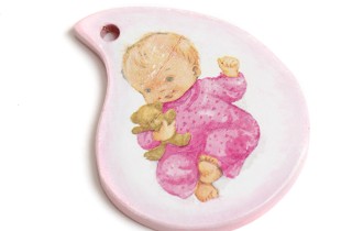 Fiocco nascita da esterno fai da te: come farlo con il decoupage