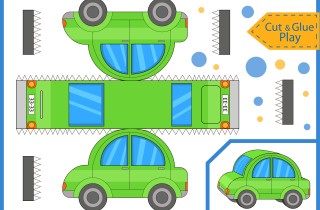 Macchine di carta fai da te da stampare e costruire: 11 modelli gratis