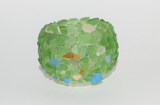 Vasi con i vetrini di mare fai da te: 2 idee creative