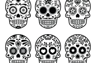 Teschi messicani da colorare: 9 immagini gratis