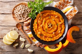 Ricetta dell’hummus di zucca per la cena di Halloween