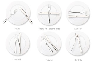 Galateo: come si mettono le posate a fine pasto