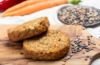 Ricetta del burger vegano con lenticchie e pistacchio