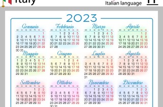 Calendario 2023 da stampare: 11 modelli gratis