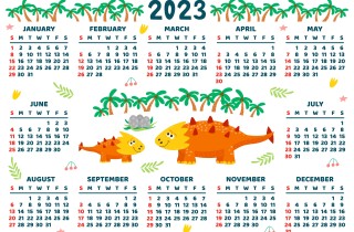 Calendario 2023 per bambini: 9 modelli gratis