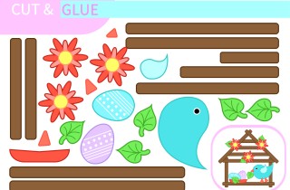 Lavoretti primavera da ritagliare e incollare: 7 modelli gratis