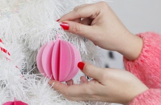 Tutorial: Palline di carta per il vostro albero di Natale!