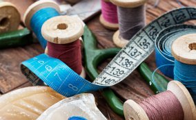 guanto, forno, cucire