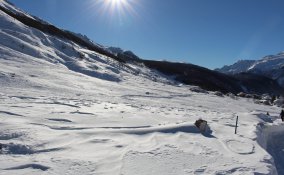 pattinaggio scalate piste da sci alpi francesi 