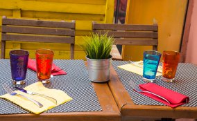 Arredo outdoor stile retrò