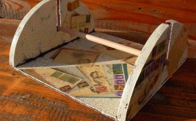 come fare decoupage legno, decoupage legno