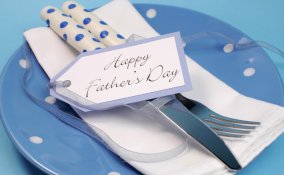 decorazione tavola, festa papà, 19 marzo