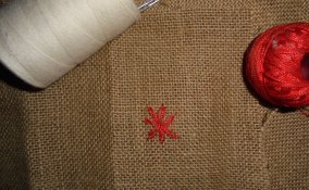 punto margherita ricamo, come si fa punto margherita, punto margherita spiegazione, fiori a punto margherita