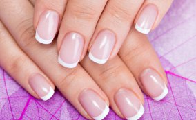 french manicure, nail art, unghie