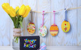 decoupage pasquale, decorare casa, decoupage pasqua
